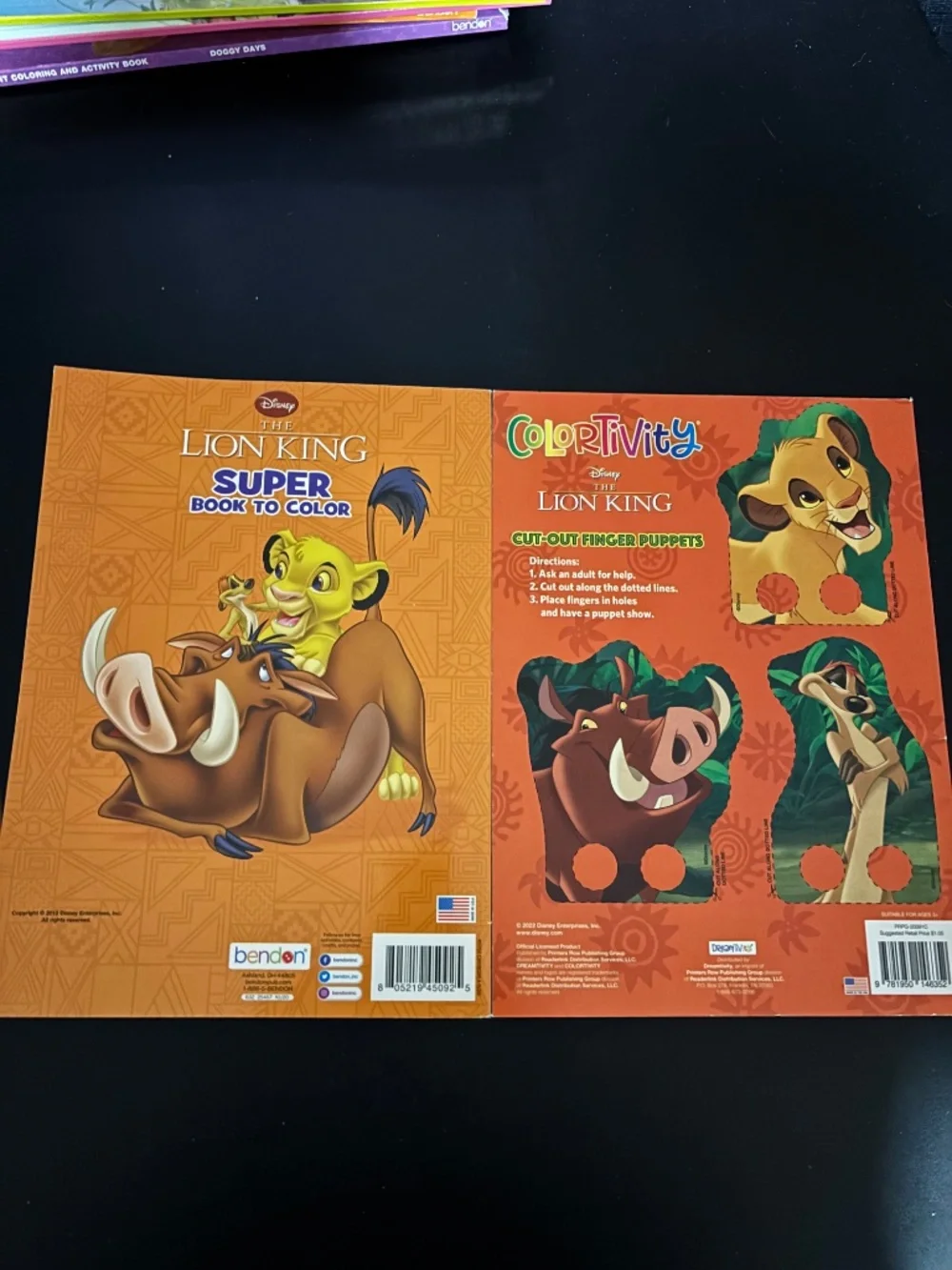 Lion King Coloring Book Set